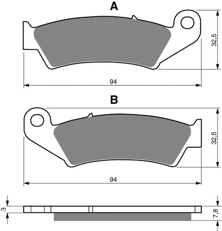 Goldfren AD004,VD139,VD161,FA125,FDB495,SBS603 for Motorbikes