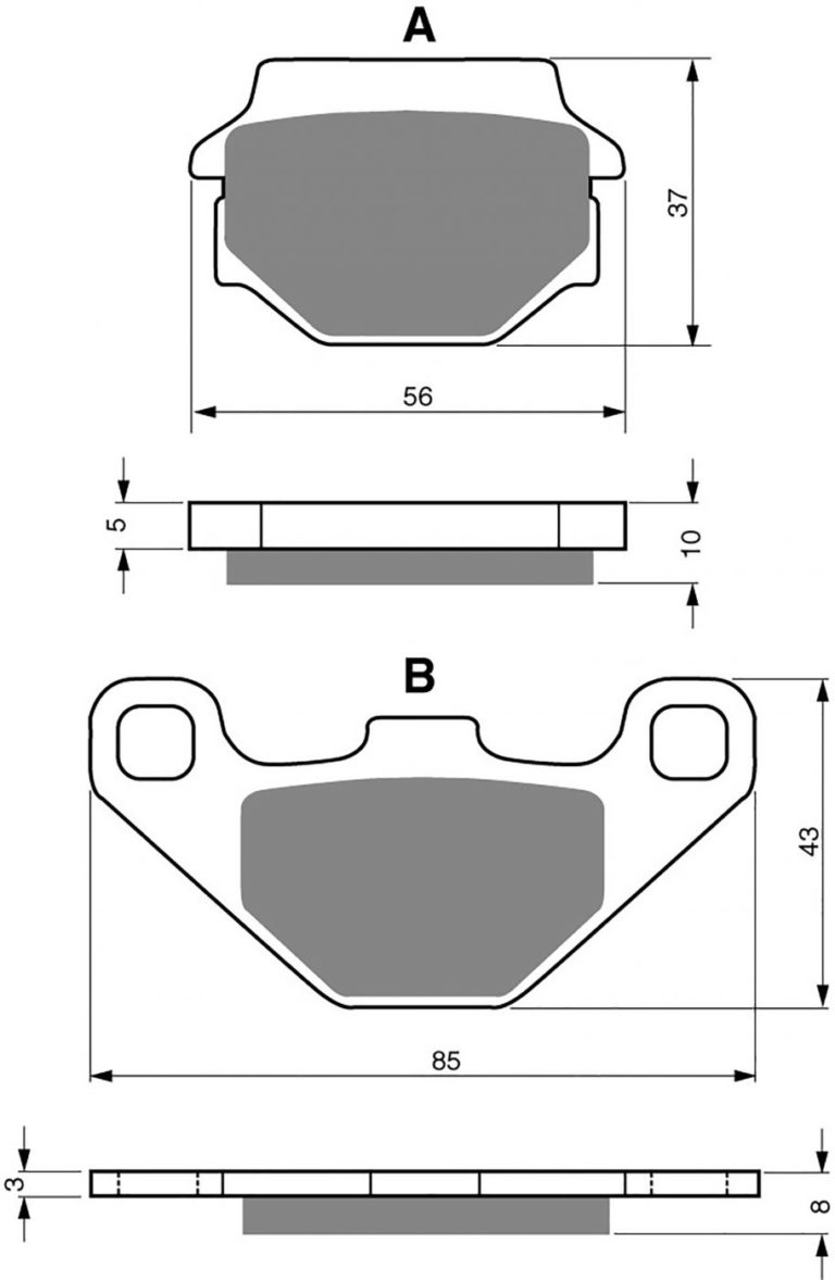 Goldfren S33-005,VD325,FA67,FDB314,SBS586,SBS546 for Motorbikes