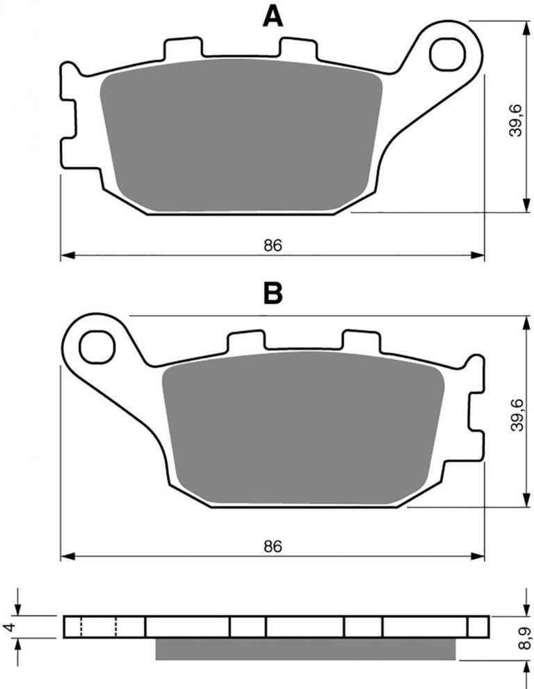 Goldfren AD021,VD163,FA174,FDB754,SBS657,SBS162 for Motorbikes