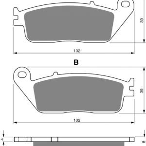 Goldfren GP5-022,VD156,FA142,FA226,FDB521,SBS627 VALKERIE for Motorbikes