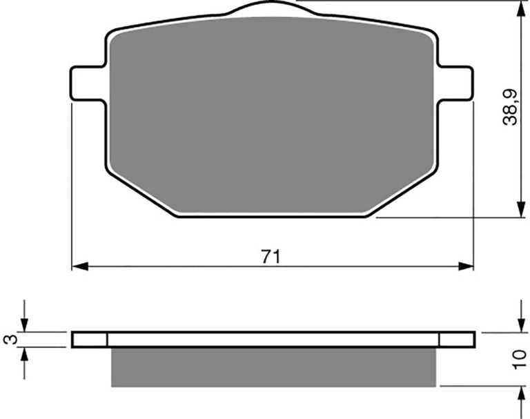 Goldfren AD029,VD245,FA118,FDB583,SBS596 for Motorbikes