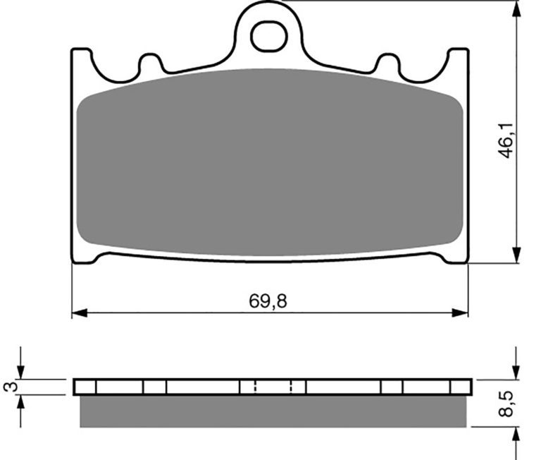 Goldfren AD032,VD344,FA158,FDB574,SBS631 for Motorbikes