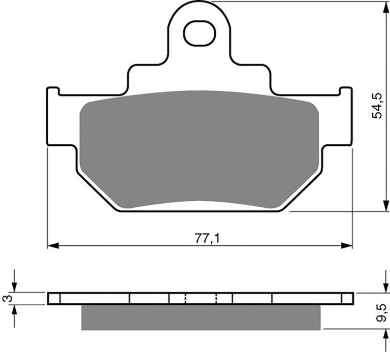 Goldfren AD046,VD329/2,FA106/2,FDB673,SBS582 for Motorbikes