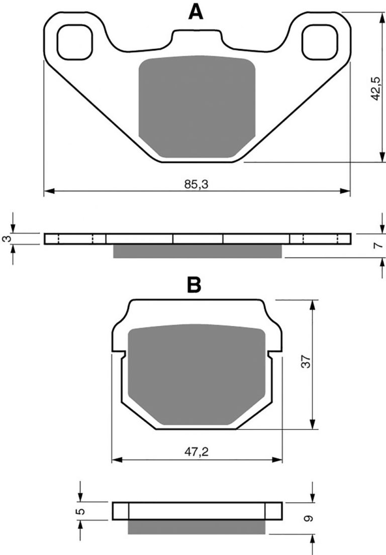 Goldfren AD047,VD339,VD342,VD442,FA83,FDB313,SBS544,AD042 for Motorbikes