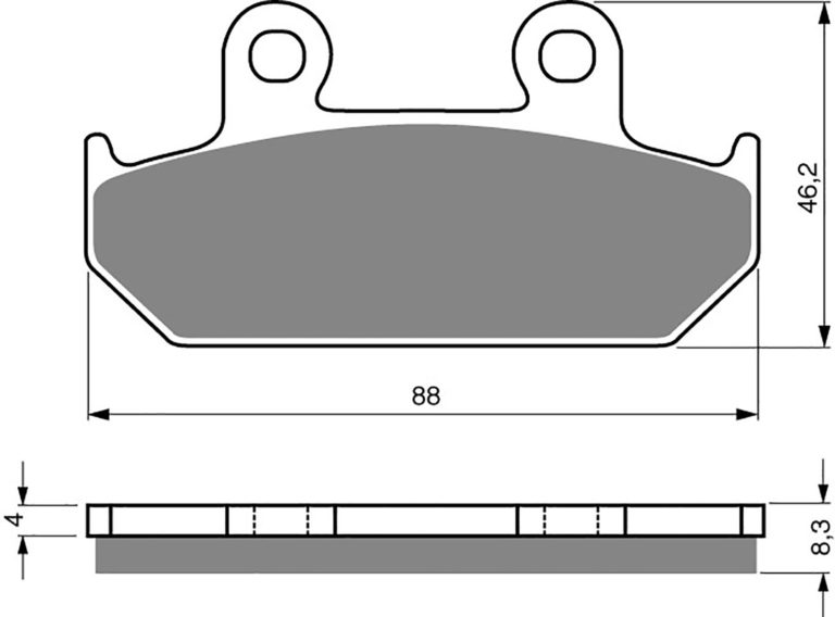 Goldfren AD051,VD143,FA124,FDB452/R,SBS600 for Motorbikes