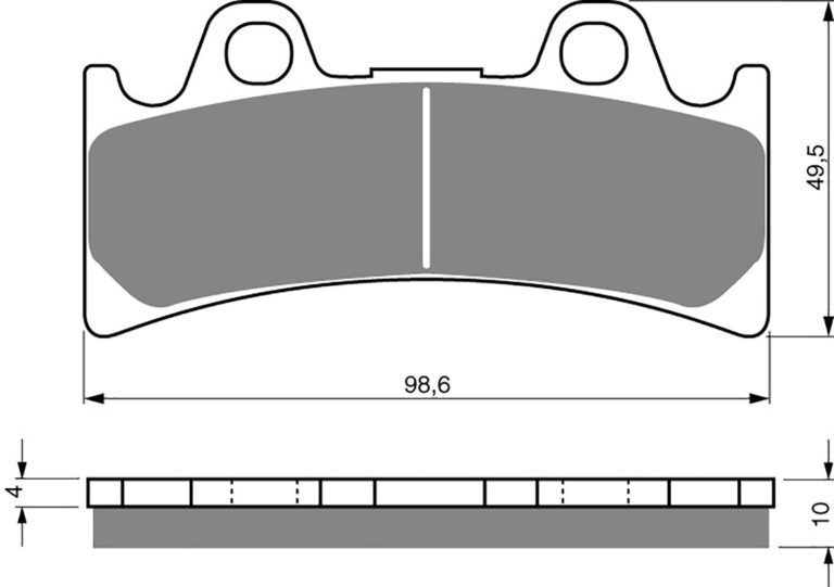 Goldfren S33-054,VD258,FA190,FDB864,SBS683 for Motorbikes