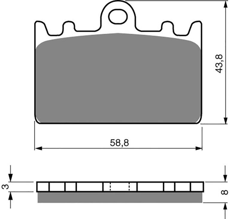 Goldfren AD090,VD433,FA180,FDB741,SBS666 for Motorbikes