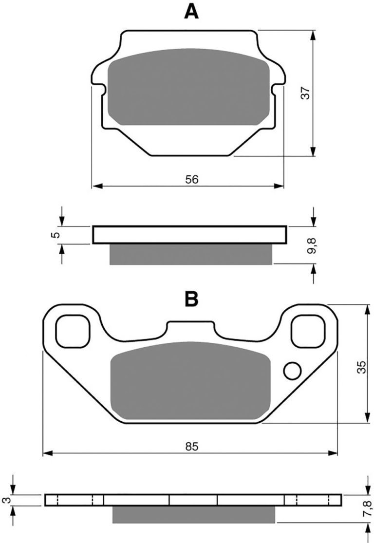 Goldfren AD091,VD332,FA128,FDB2013 for Motorbikes