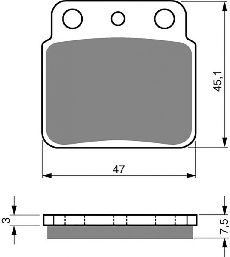 Goldfren K5-092,VD341,FA137,FDB2016,SBS649 for Motorbikes