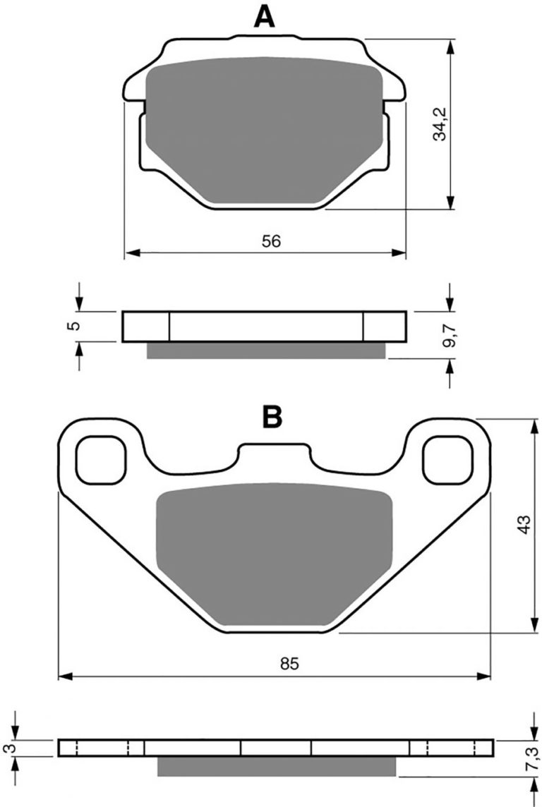 Goldfren AD094,VD425,FA173,FA382 for Motorbikes