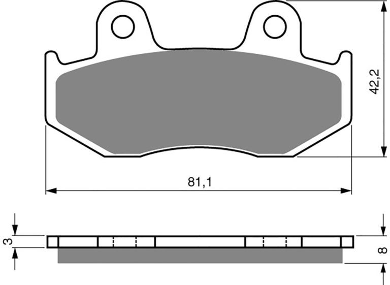 Goldfren AD102,VD134,VD136,FA92/3,FA323,FA323/3,FDB382 for Motorbikes