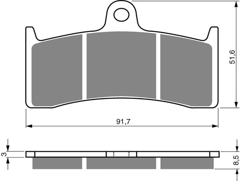 Goldfren AD126,VD437,FA249,FDB2049,SBS729,FA424,SBS676 for Motorbikes