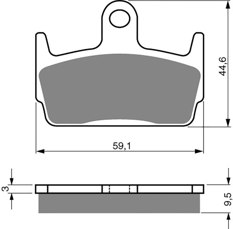 Goldfren AD131,FA234,FA269,SBS710,VD962 for Motorbikes