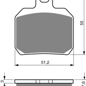 Goldfren AD152,FA266,FDB2074,SBS730,VD964 for Motorbikes