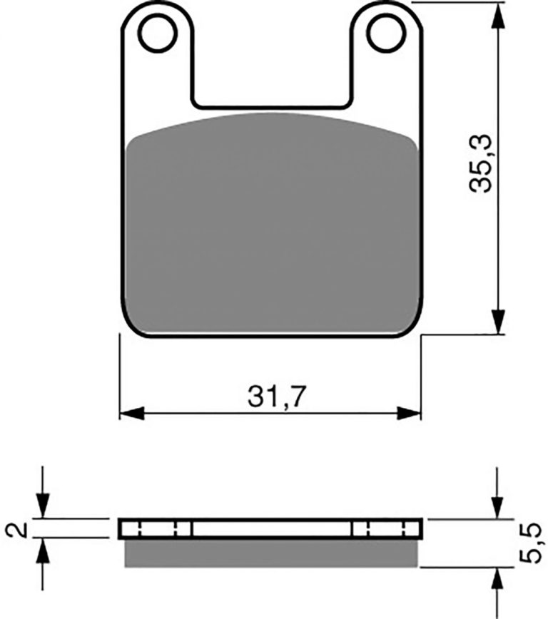 Goldfren AD153 as fitted to HM50(Import)Mini Moto for Motorbikes