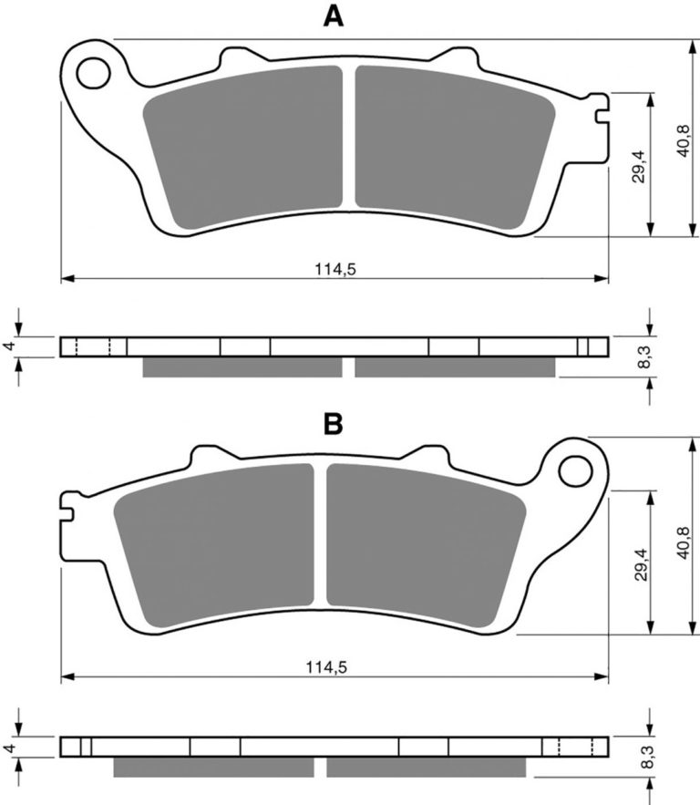 Goldfren AD178,FA261,SBS721,SBBS735,SBS736,VD165/3 for Motorbikes