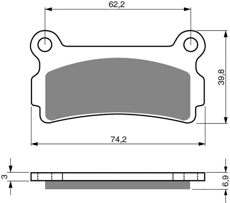 Goldfren AD180,VD938,FA164,SBS636 for Motorbikes