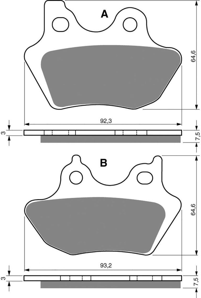 Goldfren AD181,FA299,FA400,SBS750,FDB2097,VD971 for Motorbikes