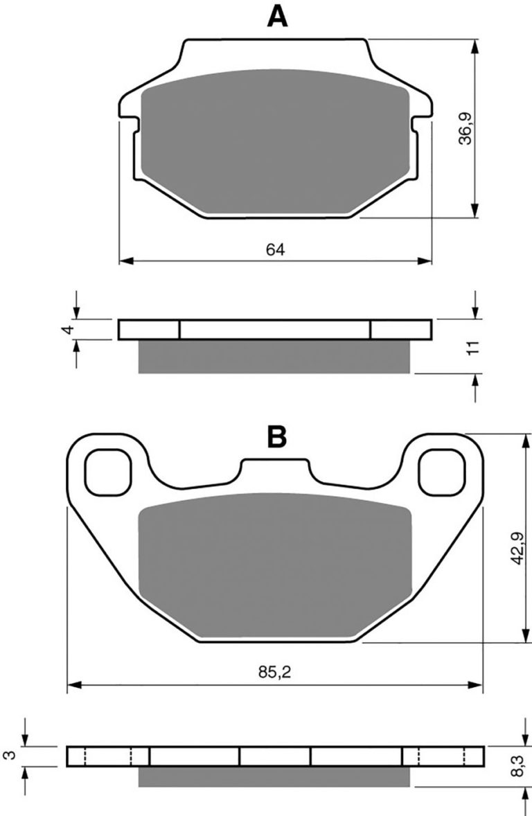 Goldfren AD183,FA305,SBS749,FDB2096,VD995 for Motorbikes