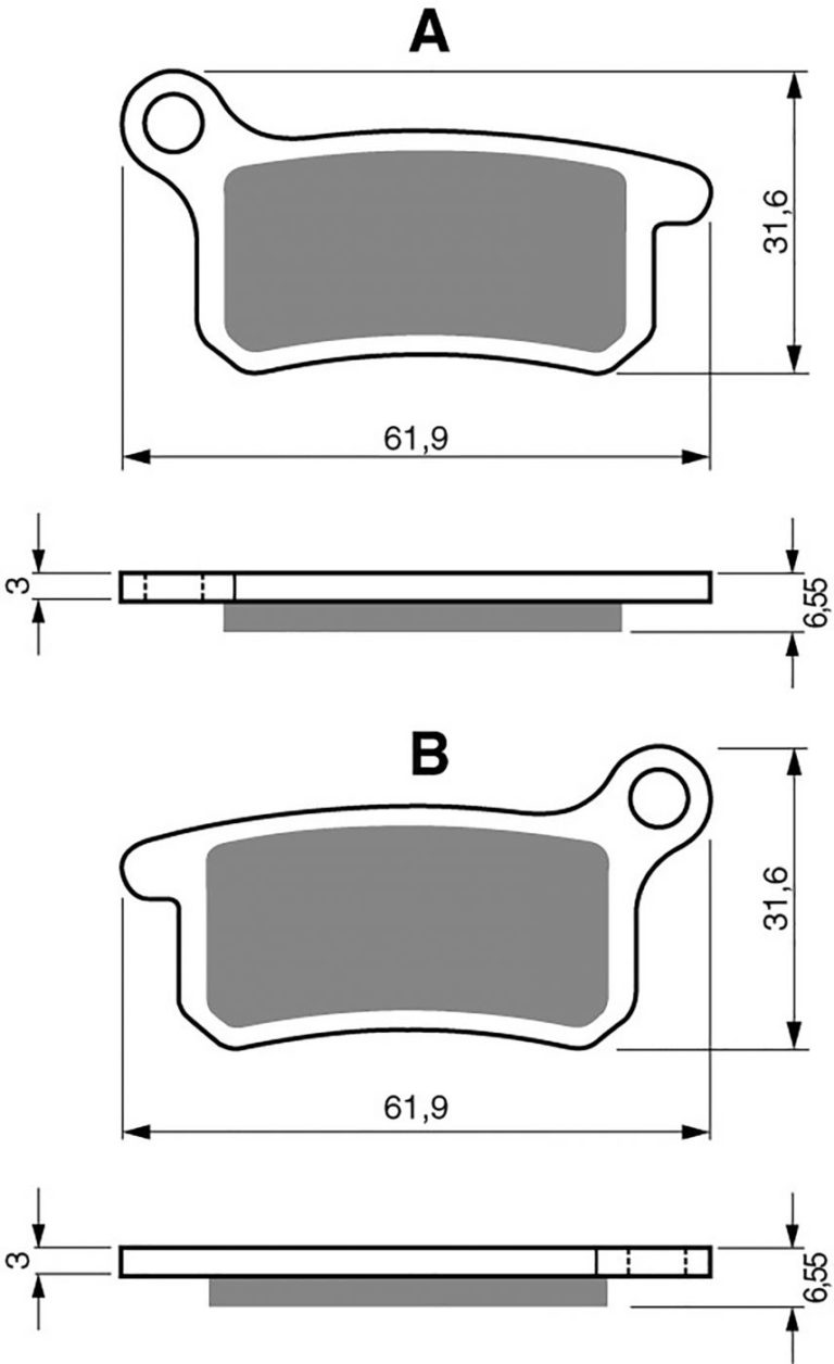 Goldfren AD185,FA357,SBS783,FDB2157,DP924,VD9006 for Motorbikes