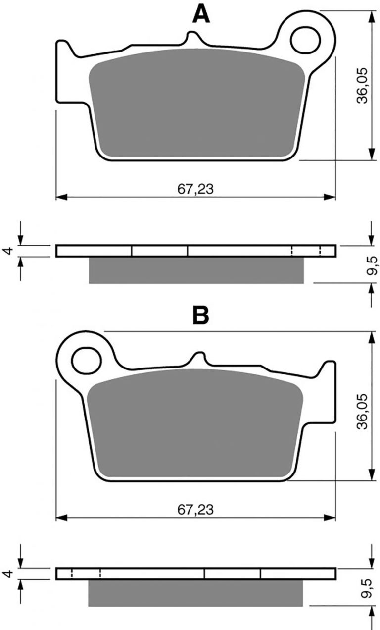 Goldfren AD187,FA367,VD271,SBS790,FDB2162,DP940 for Motorbikes