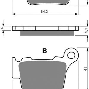 Goldfren S33-191,FA368,SBS791,FDB2165,DP935,VD997 for Motorbikes