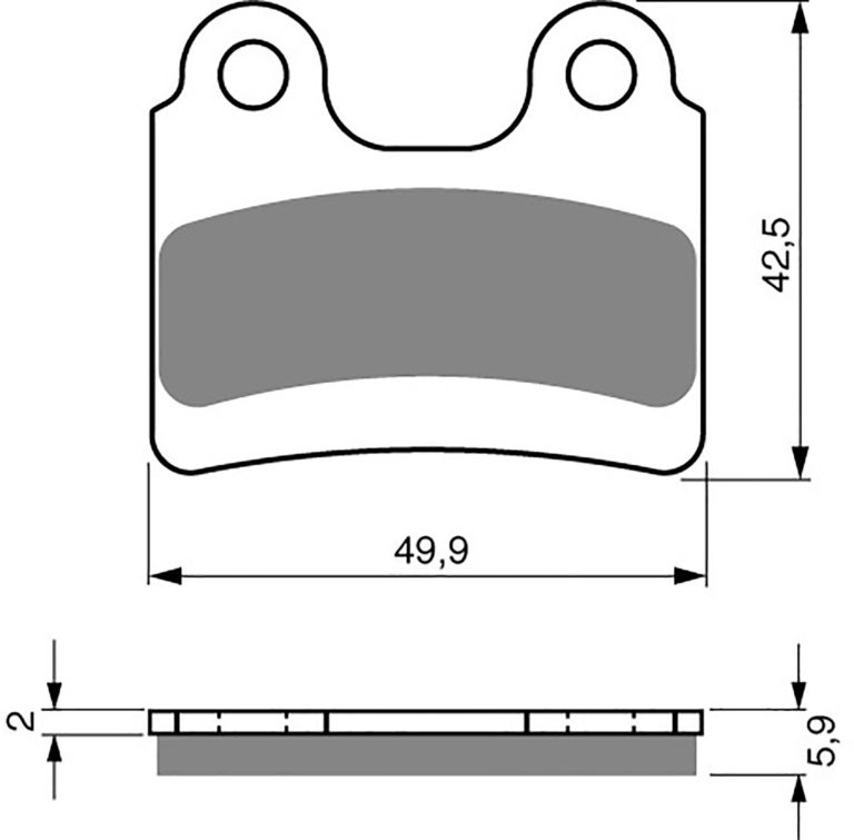 Goldfren AD198 as fitted to Scorpa SY80,125,200,250,FA303 for Motorbikes