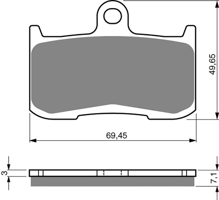 Goldfren AD207,FA347,VD443,SBS782,FDB2158,DP922 for Motorbikes