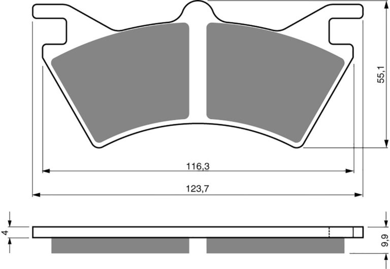 Goldfren AD208,FA313R,SBS757,VD973 for Motorbikes