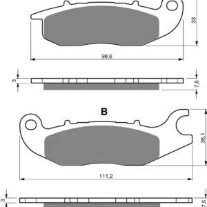 Goldfren AD210,FA375,FDB2169,SBS797 for Motorbikes