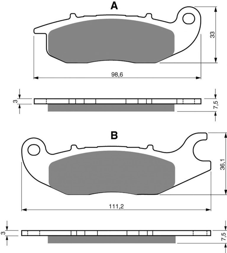 Goldfren AD210,FA375,FDB2169,SBS797 for Motorbikes