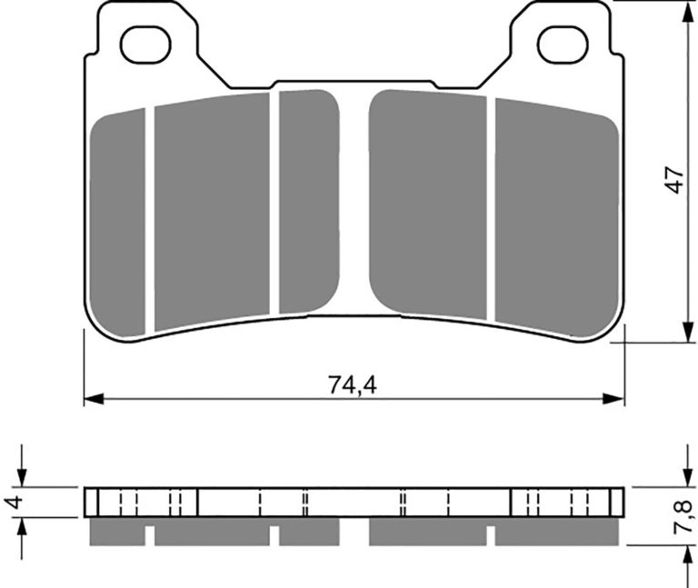 Goldfren AD214,FA390,VD170,SBS809,FDB2181,DP950 for Motorbikes