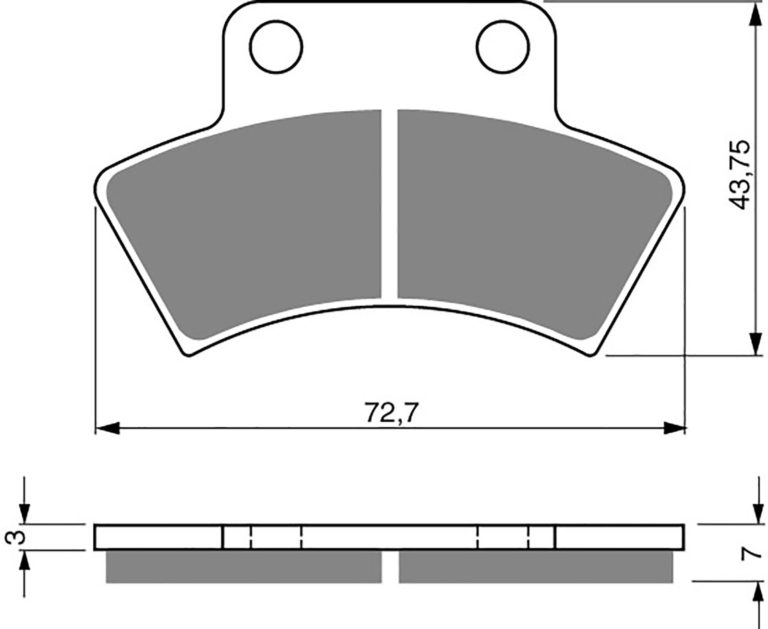 Goldfren AD216,FA232,VD950 for Motorbikes