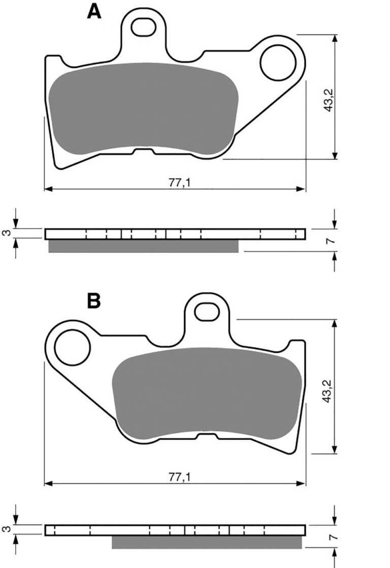 Goldfren AD224,FA336,VD267,SBS764,FDB764 for Motorbikes