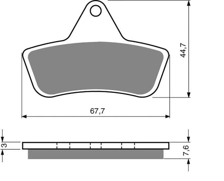 Goldfren AD232,FA271,SBS758,FDB2175,DP914,VD965 for Motorbikes