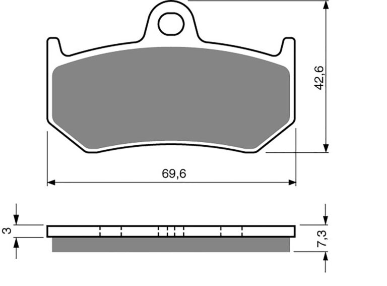 Goldfren AD235,FA320,SBS763,FDB2198,DP958,VD998 for Motorbikes