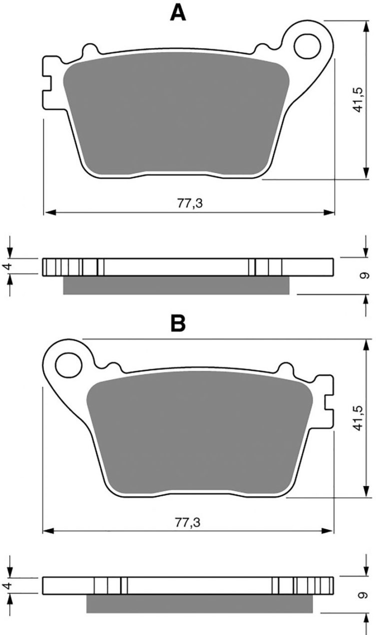 Goldfren AD242,FA436,SBS834,DP973 for Motorbikes