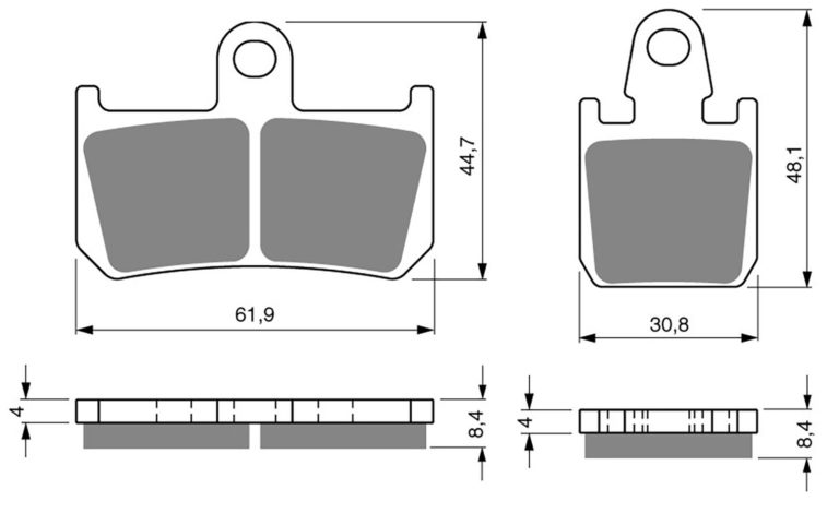 Goldfren AD246,FA442/4,SBS839,DP977 for Motorbikes