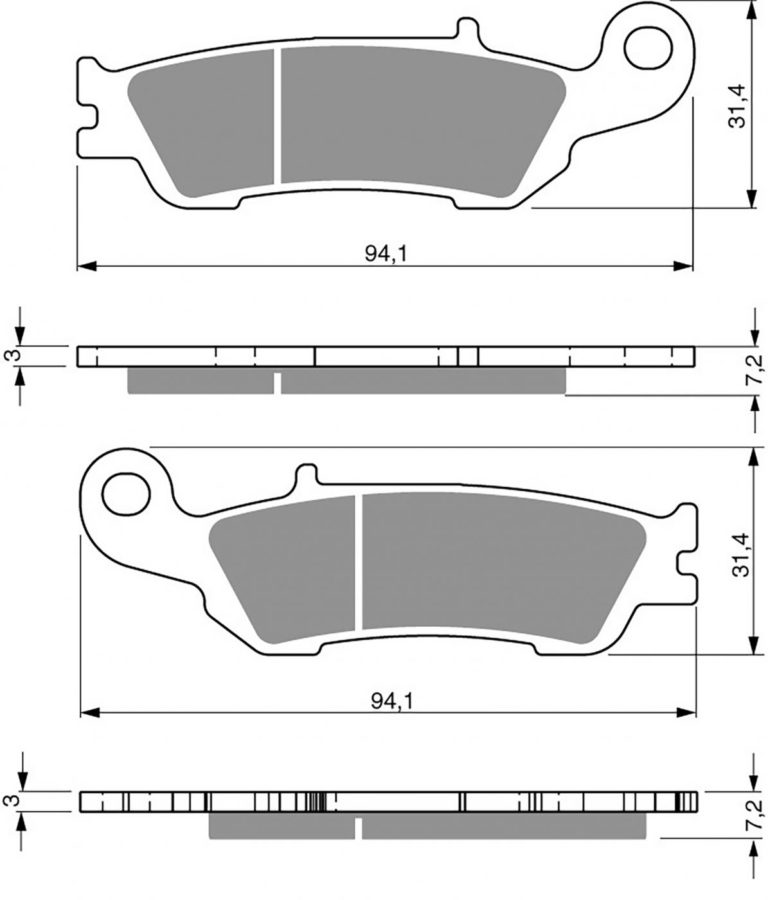 Goldfren AD248,FA450,SBS840,DP983 for Motorbikes