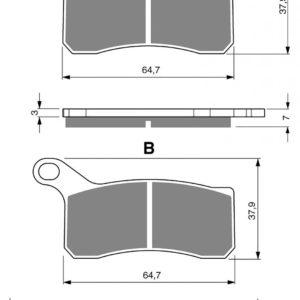 Goldfren AD261,FA462,SBS866,DP989 for Motorbikes