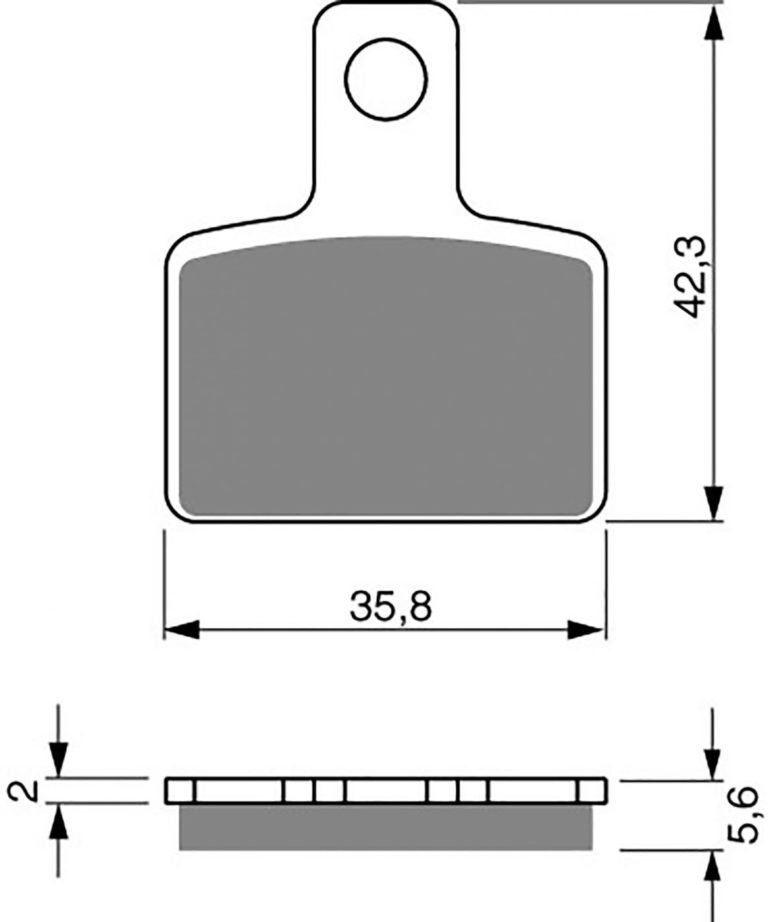 Goldfren AD282,FA495 as fitted to Beta Evo’s 09-12 for Motorbikes