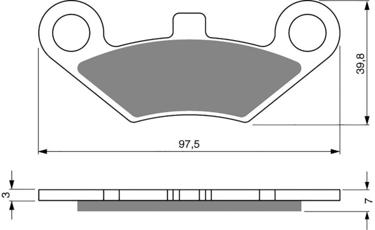 Goldfren AD284,FA453 as fitted to Quadzilla & Chinese Quads for Motorbikes