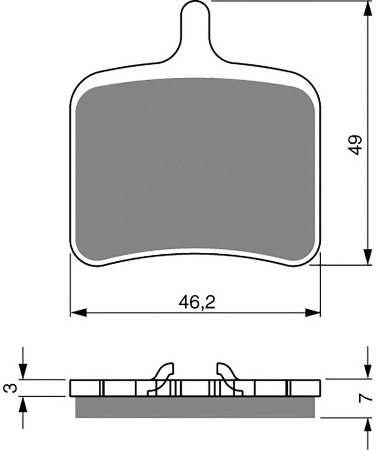 Goldfren AD290,FA460,SBS857 Buell 1125R,1125CR 08-09 Rear for Motorbikes