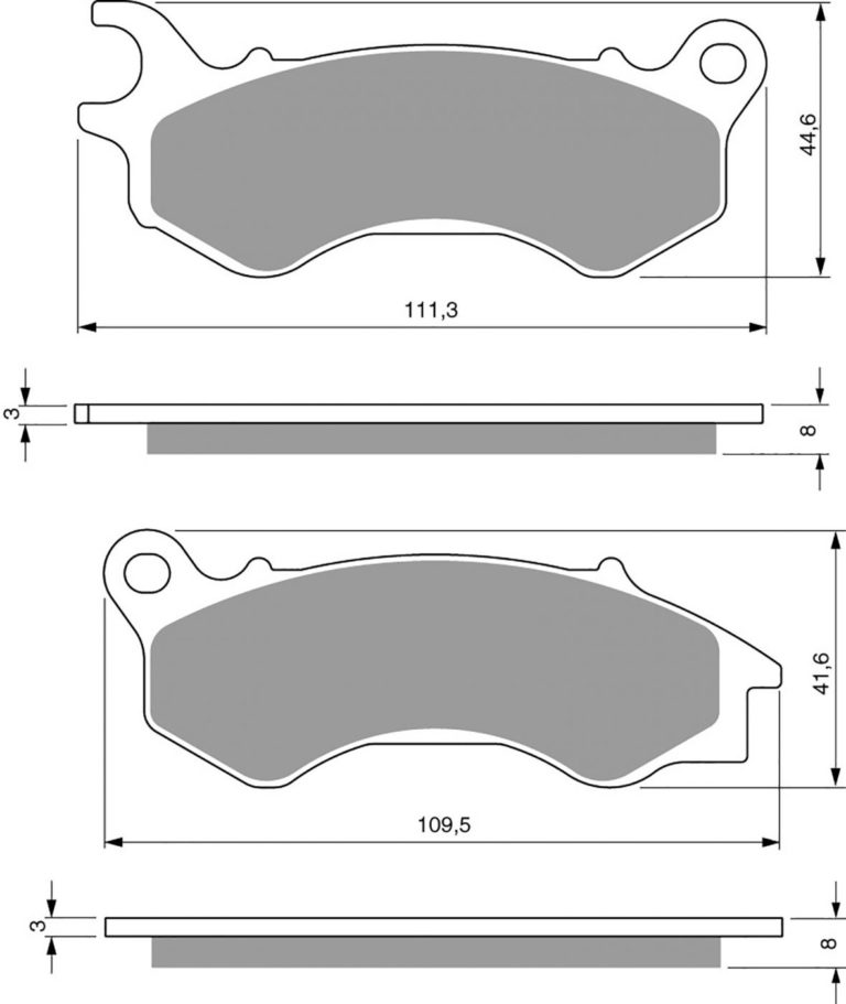 Goldfren AD299,FA603,VD180,SBS205 for Motorbikes