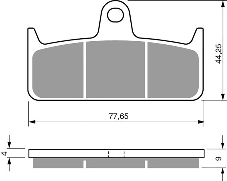 Goldfren AD301 as fitted to Goldfren CP005 Monoblock for Motorbikes