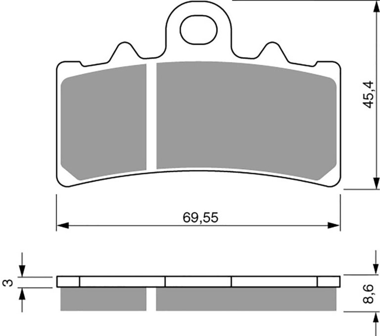 Goldfren AD305,FA606,SBS877 for Motorbikes