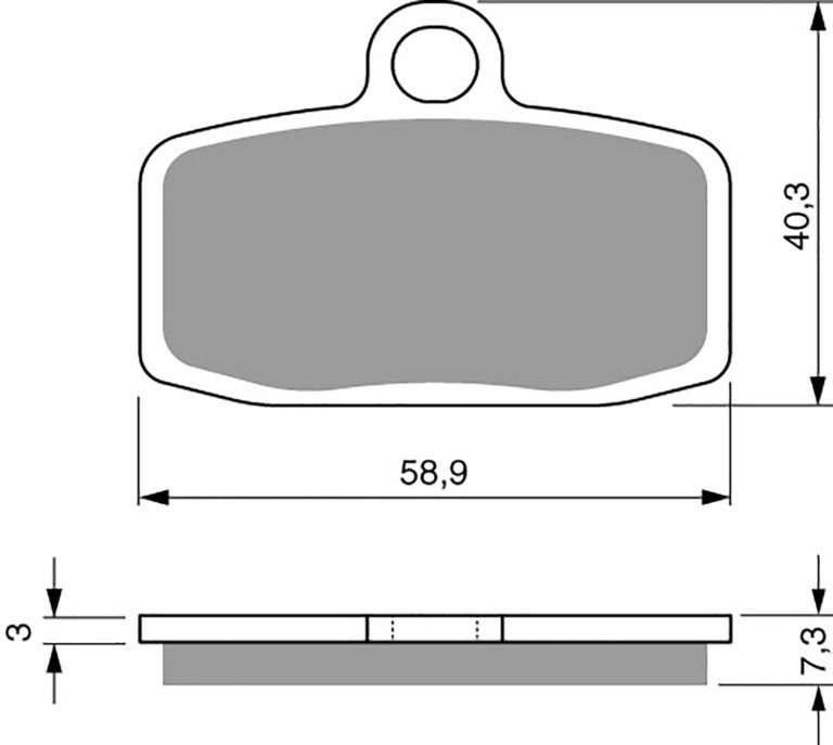 Goldfren AD307,FA612 fits KTM SX85 12- Motorbikes