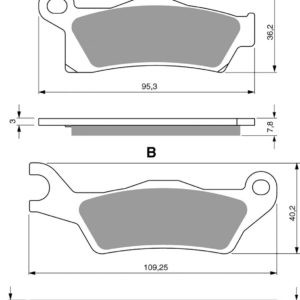 Goldfren AD310,FA617 as fitted to Can Am’s for Motorbikes