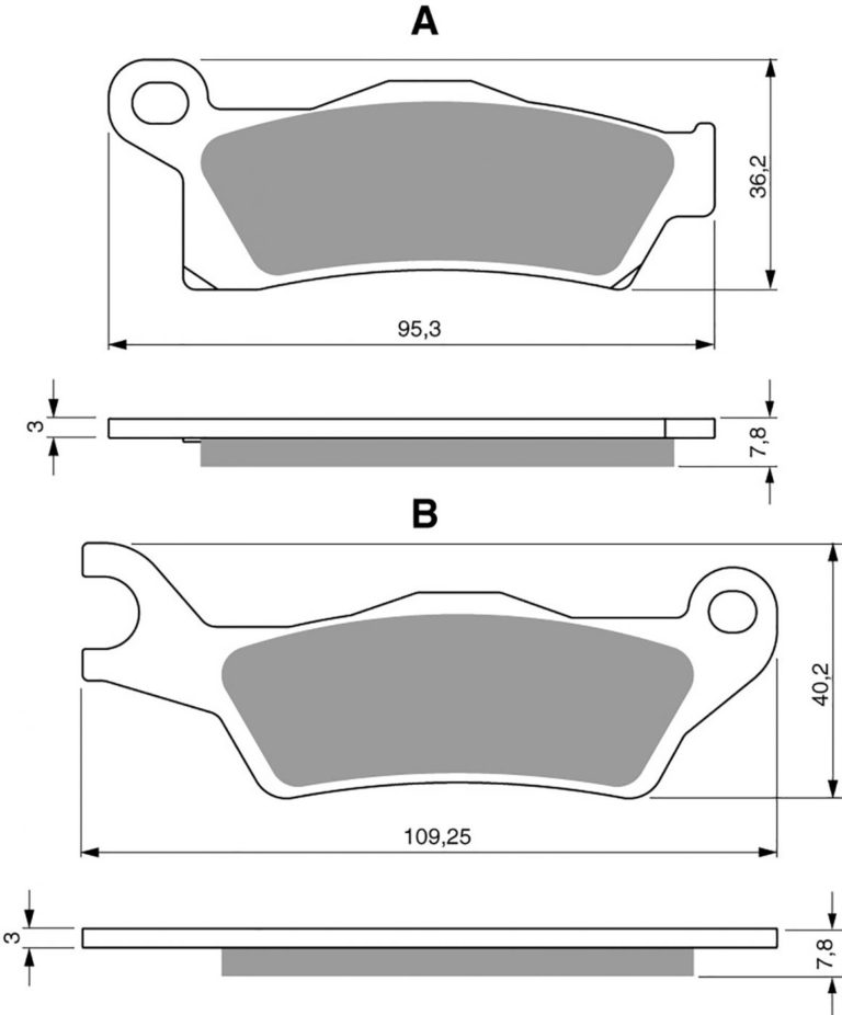 Goldfren AD310,FA617 as fitted to Can Am’s for Motorbikes