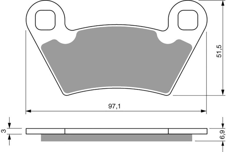 Goldfren S33-312,FA354,FDB2236SBS800,VD9024 for Motorbikes